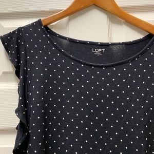 Loft Polka Dot Top